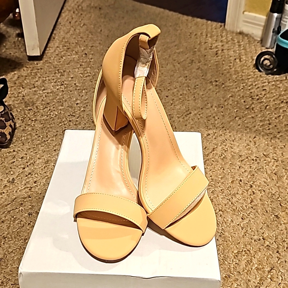 Nude Heeled Sandal